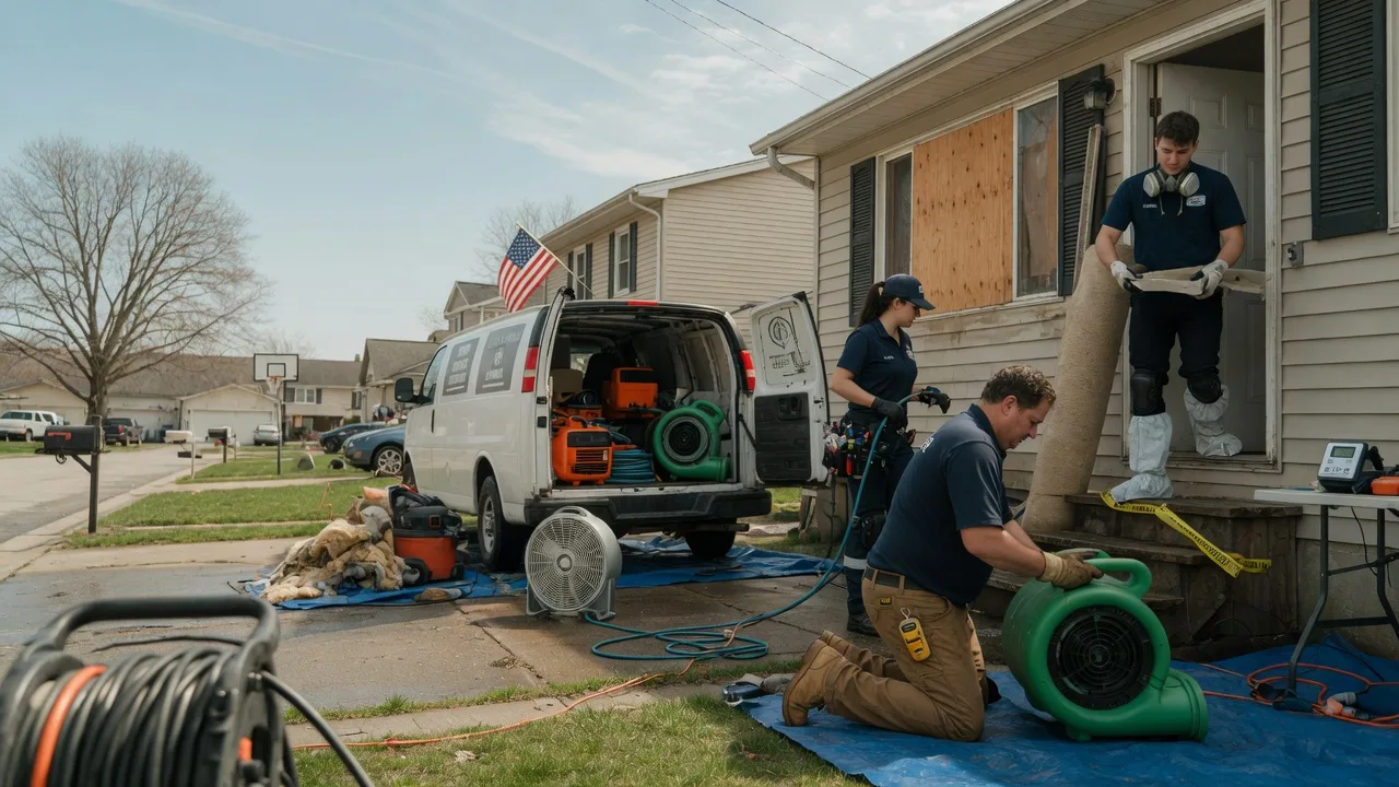 Water Damage Restoration in North Salem, IN near me